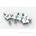 Parke factory directly sell newest design customized green material good price high quality open desk office workstation